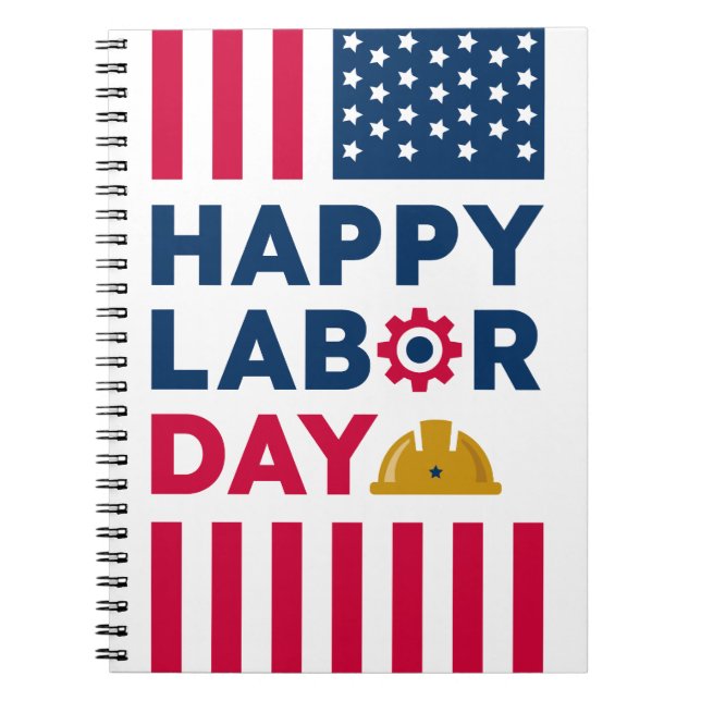 Happy Labor Day, United States Notebook (Front)