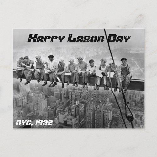 Happy Labor Day _ Vintage Postcard