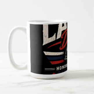 Happy Labor Day Vintage Typography Honoring Coffee Mug