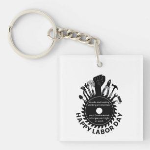 Happy Labor Day Weekend 2023 Keychain