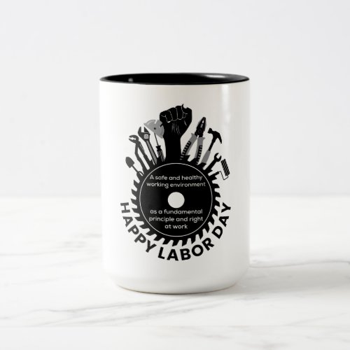 Happy Labor Day Weekend 2023 Two_Tone Coffee Mug