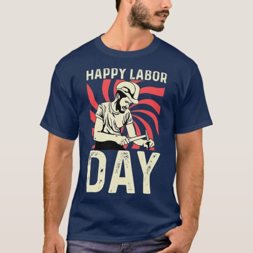 Happy Labor Day Woodworker  T_Shirt