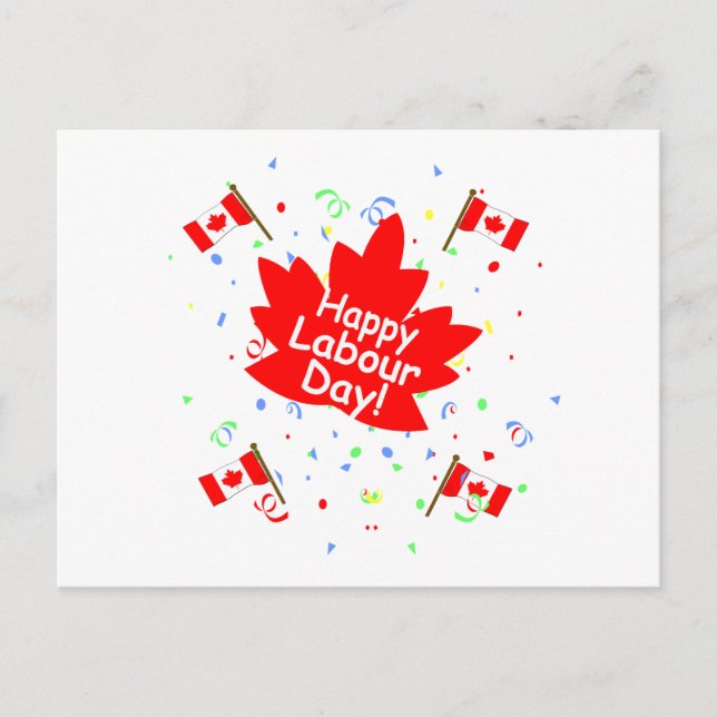 Happy Labour Day Postcard (Front)
