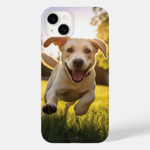 Happy Labrador Puppy Running Case-Mate iPhone 14 Plus Case
