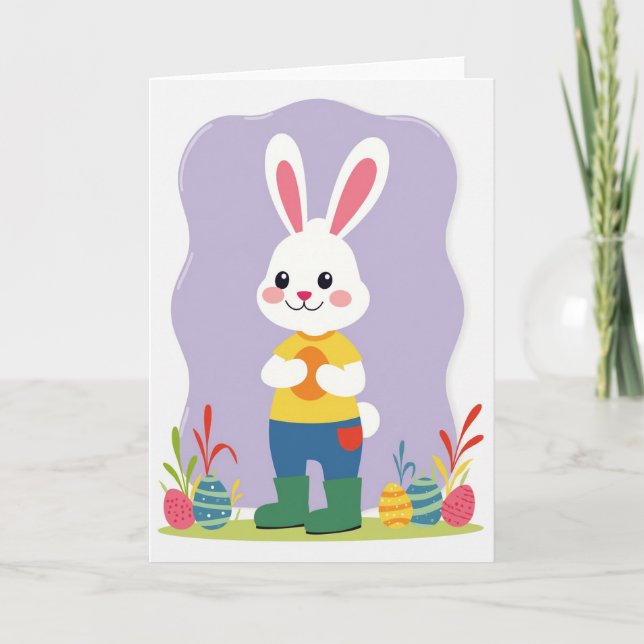 Happy Lagomorph Friend Card (Front)