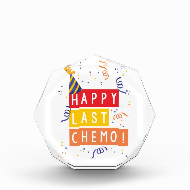 Happy last Chemo! Award (Front)