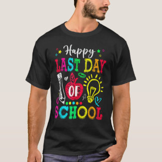 Happy Last Day Of 2nd Grade Graduation Teacher St T-Shirt