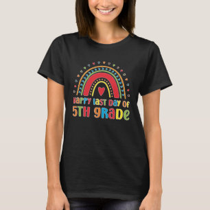 Happy Last Day Of 5th Grade Last Day Of School Rai T-Shirt