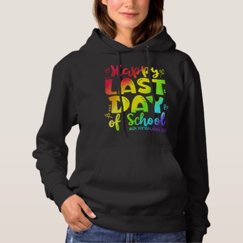 Happy Last Day Of School Bus Driver Life Summer 2 Hoodie