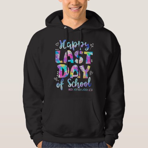 Happy Last Day Of School Bus Driver Life Summer 3 Hoodie