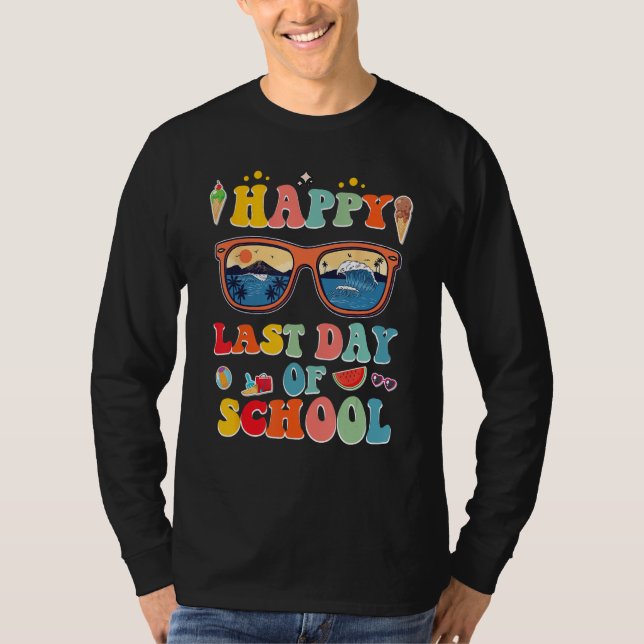 Happy Last Day Of School For Kids T-Shirt (Front)