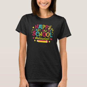 Happy Last Day Of School Funny Hello Summer Teache T-Shirt