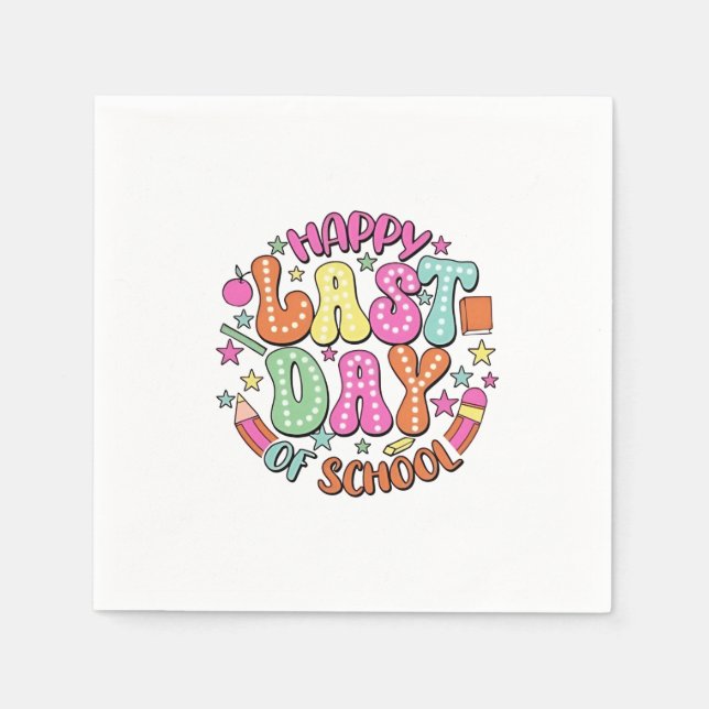 Happy Last Day of School Napkins (Front)
