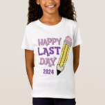 Happy Last Day of School Purple Autograph T-Shirt
