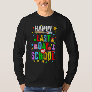 Happy Last Day Of School Students And Teachers Gra T-Shirt