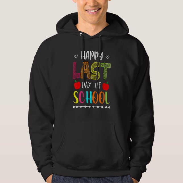 Happy Last Day Of School Summer Break Teacher Frid Hoodie (Front)