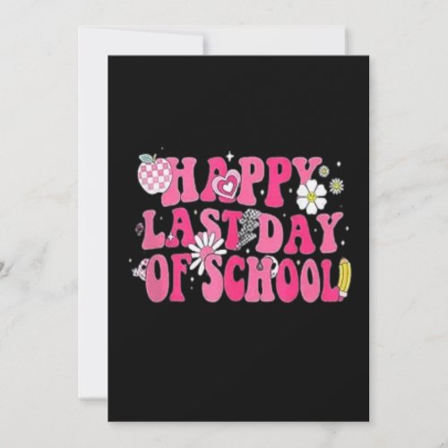Happy Last Day Of School Summer Student Holiday Card