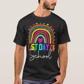 Happy Last Day of School Teacher Student Graduatio T-Shirt