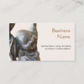 Happy Laughing Buddha New Age Business Card (Front)