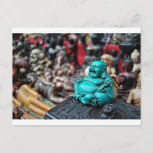Happy/ laughing buddha! postcard