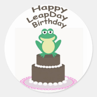 Happy Leap Day Birthday Stickers