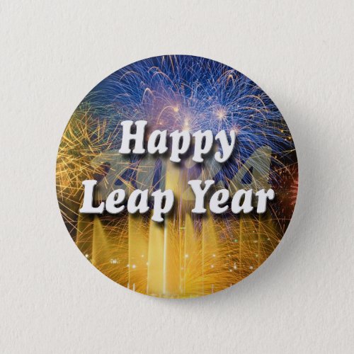 Happy Leap Year 2024 Button