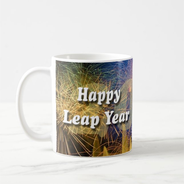 Happy Leap Year 2024 Coffee Mug (Left)