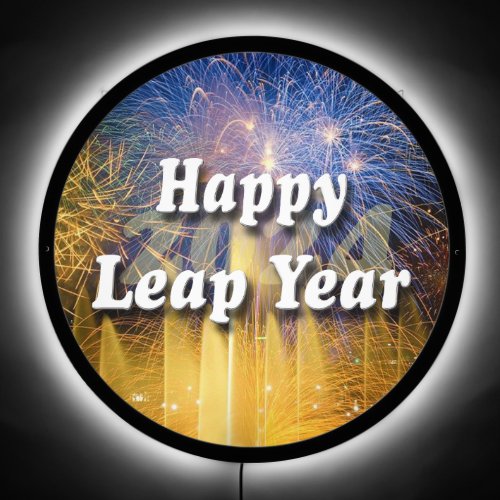 Happy Leap Year 2024 LED Sign