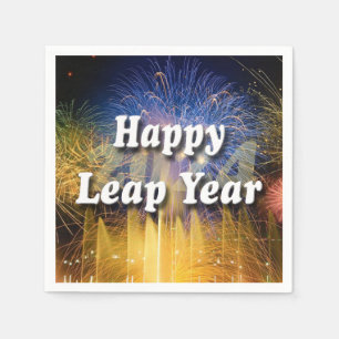 Happy Leap Year 2024 Napkins