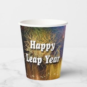 Happy Leap Year 2024  Paper Cups