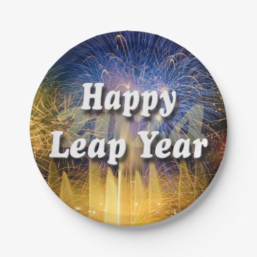 Happy Leap Year 2024 Paper Plates