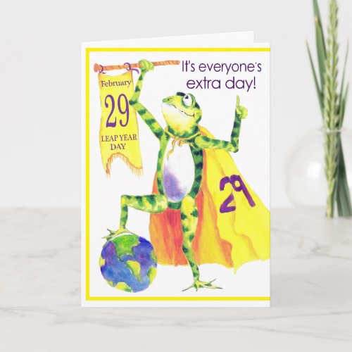 HAPPY LEAP YEAR CARD