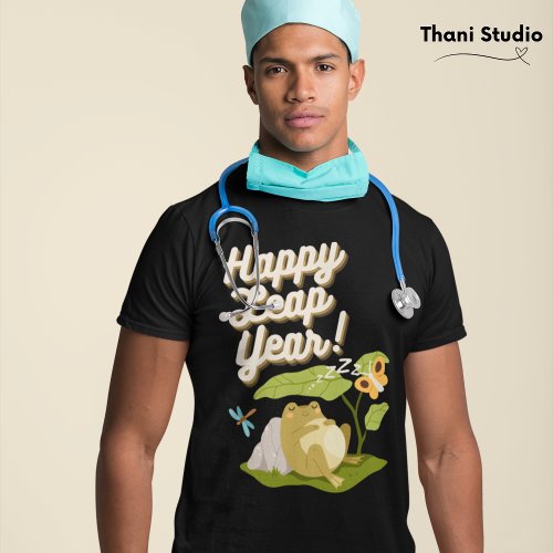 Happy Leap Year February 29th Vintage Black T_Shirt
