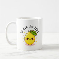 Happy Lemon You're The Zest Personalized Coffee Mug