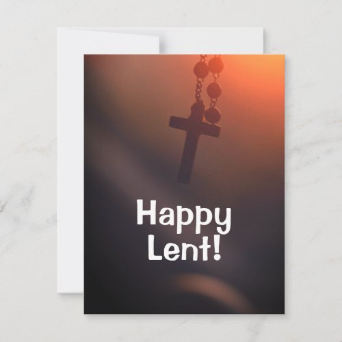 Happy Lent Greeting Card 