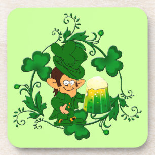 Happy Leprechaun Coasters