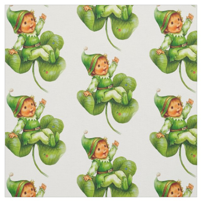 Happy Leprechaun Fabric (Swatch)