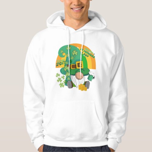 Happy Leprechaun _ St Patricks Day Hoodie