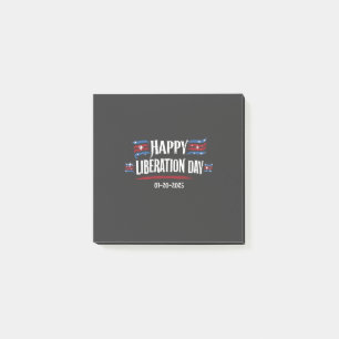 Happy Liberation Day 2025 Trump America Post-it Notes