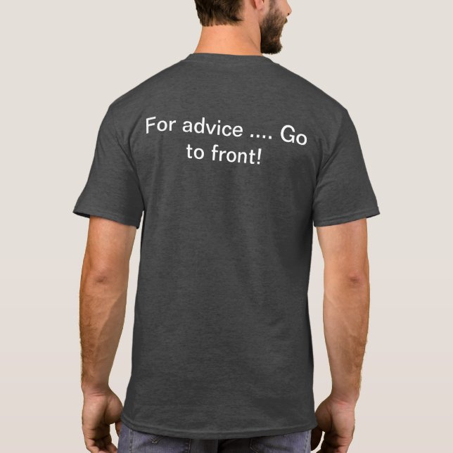 happy life, happy wife T-Shirt (Back)