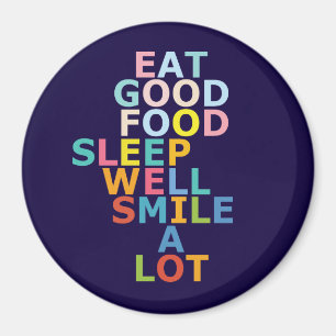 Happy life magnet