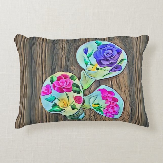 Happy Lilys Accent Pillow (Front)