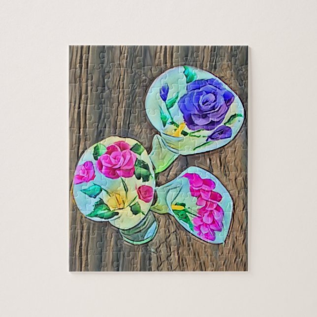 Happy Lilys Jigsaw Puzzle (Vertical)