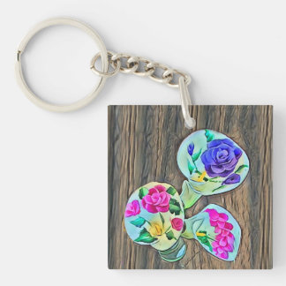 Happy Lilys Keychain