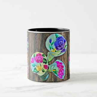 Happy Lilys Two-Tone Coffee Mug