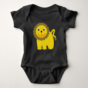 Happy lion baby bodysuit