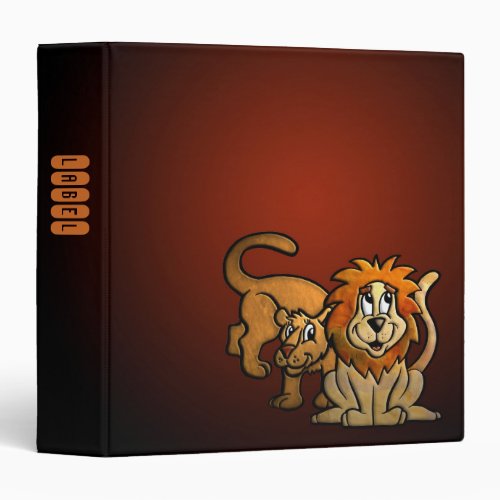 Happy Lions on Safari Binder