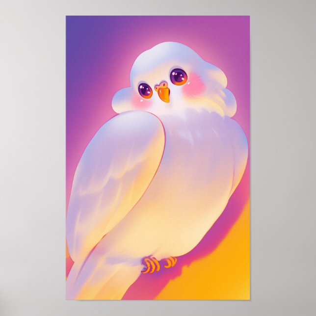 Happy Little Bird Poster (Front)