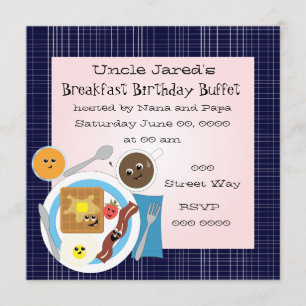 Happy Little Breakfast Invitation