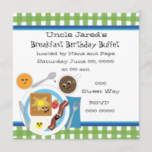 Happy Little Breakfast Invitation